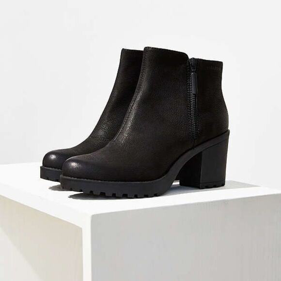 Vagabond Grace Nubuck Double Zipper Ankle Boot Black EU 38 US 7 - Picture 16 of 16